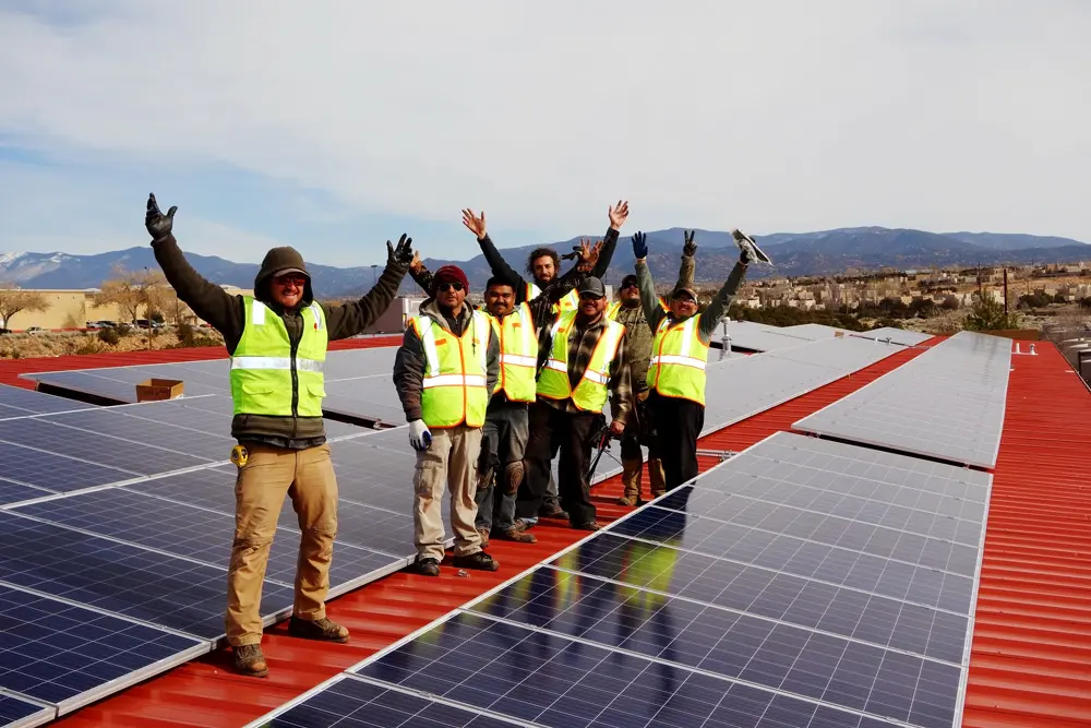 Commercial solar project