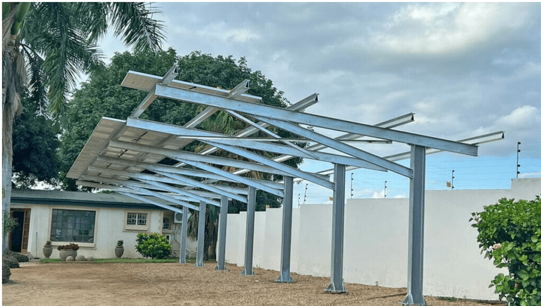 Solar carport installation 6